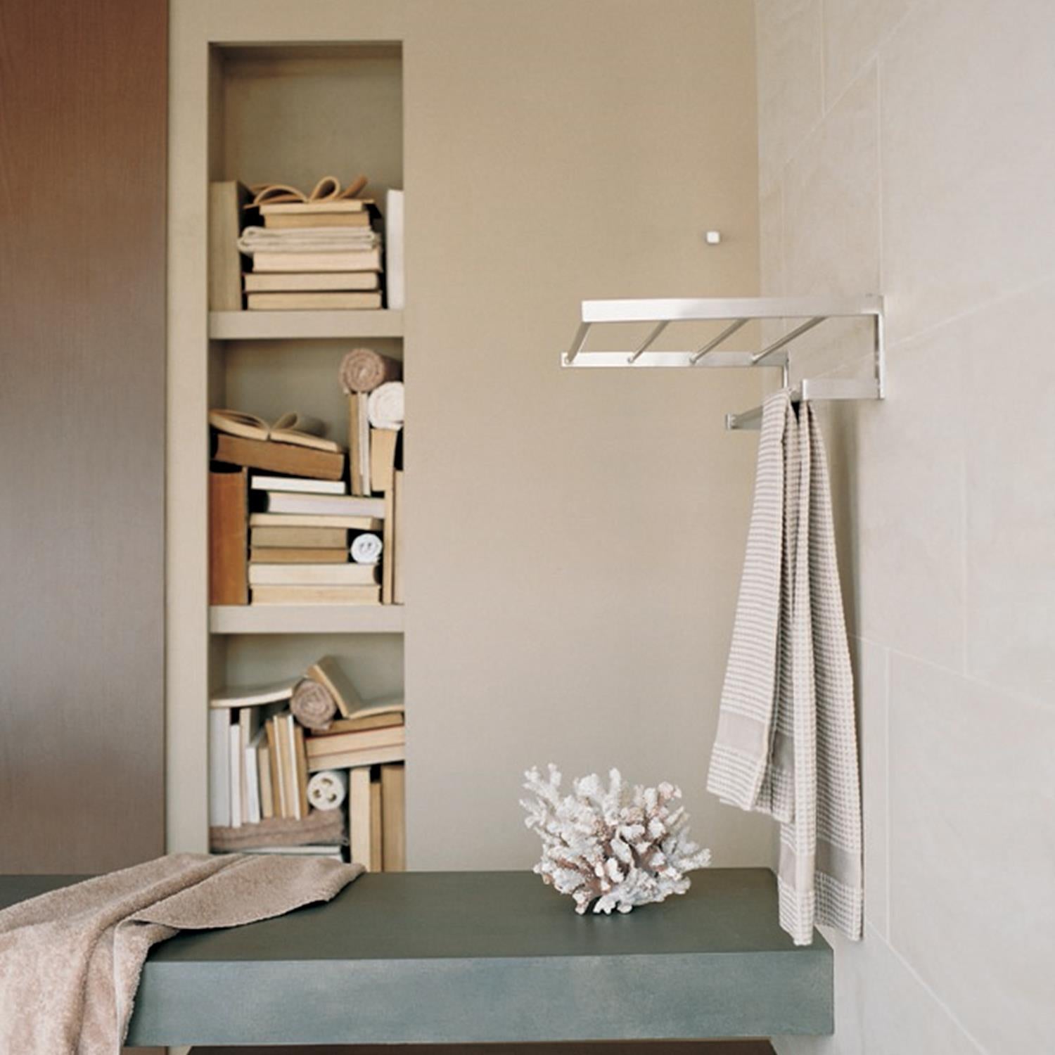 Towel Rack, Chrome, Metric Collection