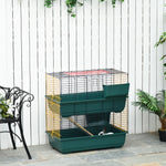 Small Animal Cage Habitat W/ Accessories 2-story Large Pet Play House