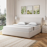 Bethany Fabric Ottoman Bed Frame | Super King | Beige