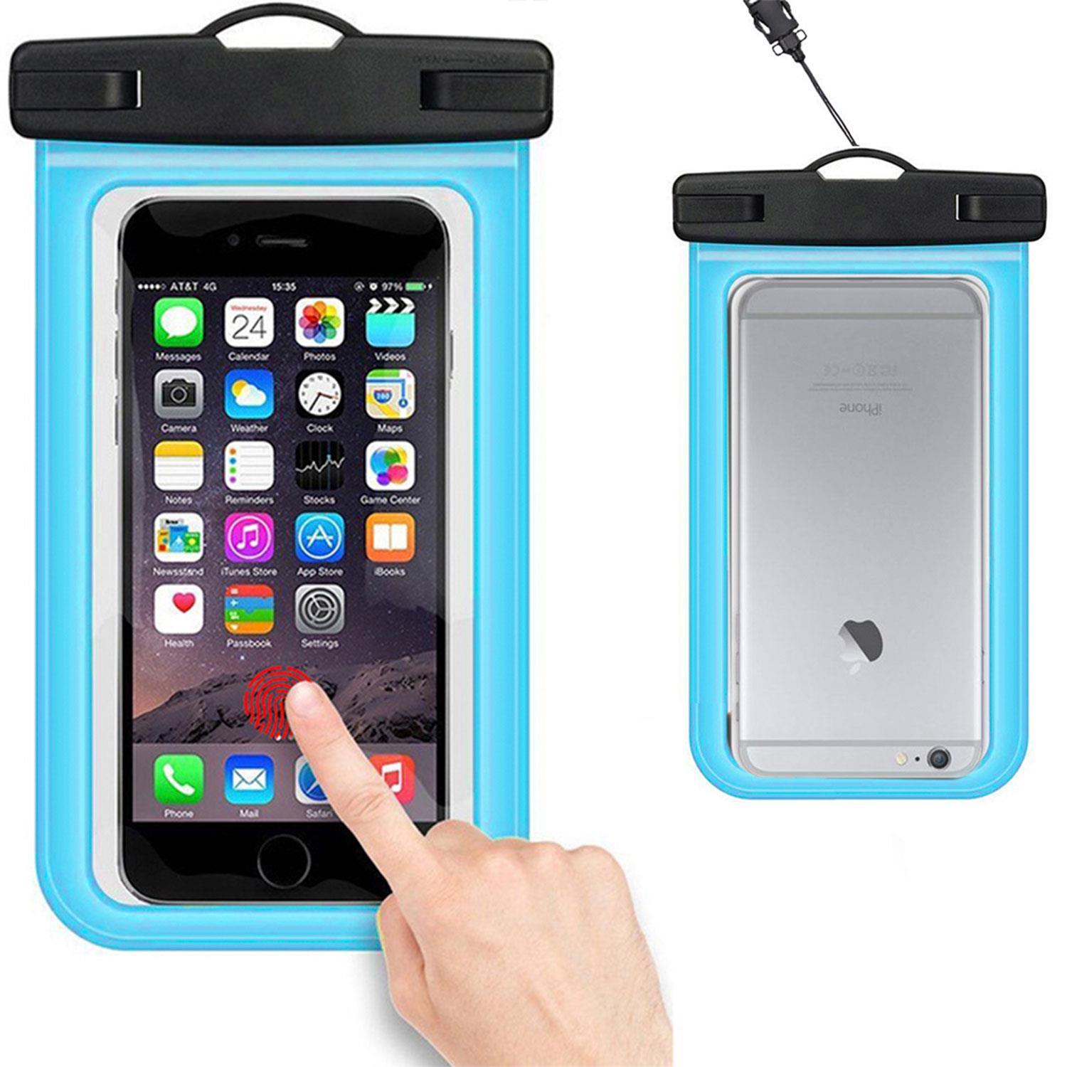 Waterproof Phone Pouch Dry Bag Compatible With Up To 5.5inch Screen | Blue
