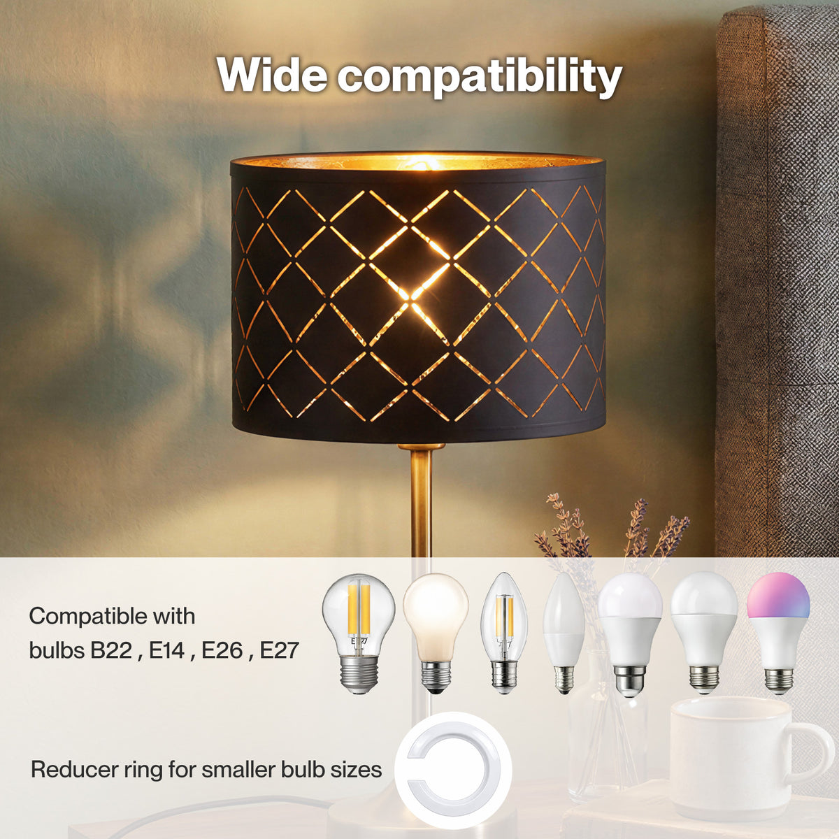 Emitto Ceiling Light Shade Pendant Drum Lampshade Lightshade Living Room Lamp