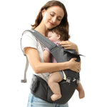 6 In 1 Baby Carrier Newborn To Toddler With Removable Seat, Grey
