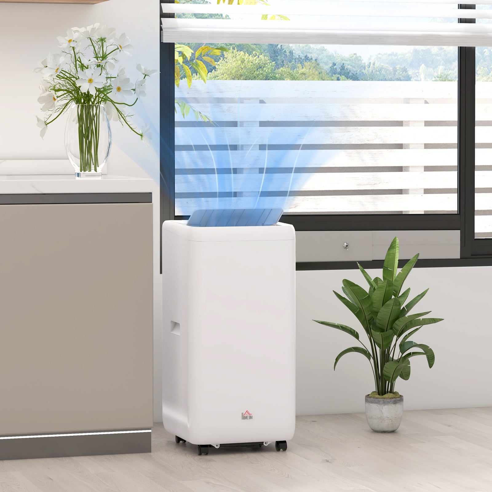 12000 Btu Quiet Mobile Air Conditioner For 28m², 24h Timer