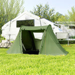 3 Man Tent, 3000mm Waterproof, Living Area, 2 Bedrooms | Green