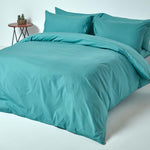 Egyptian Cotton Deep Fitted Sheet 200 Tc | Single | Teal