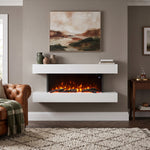 Breeins Wall-mounted Electric Fireplace With Remote Control