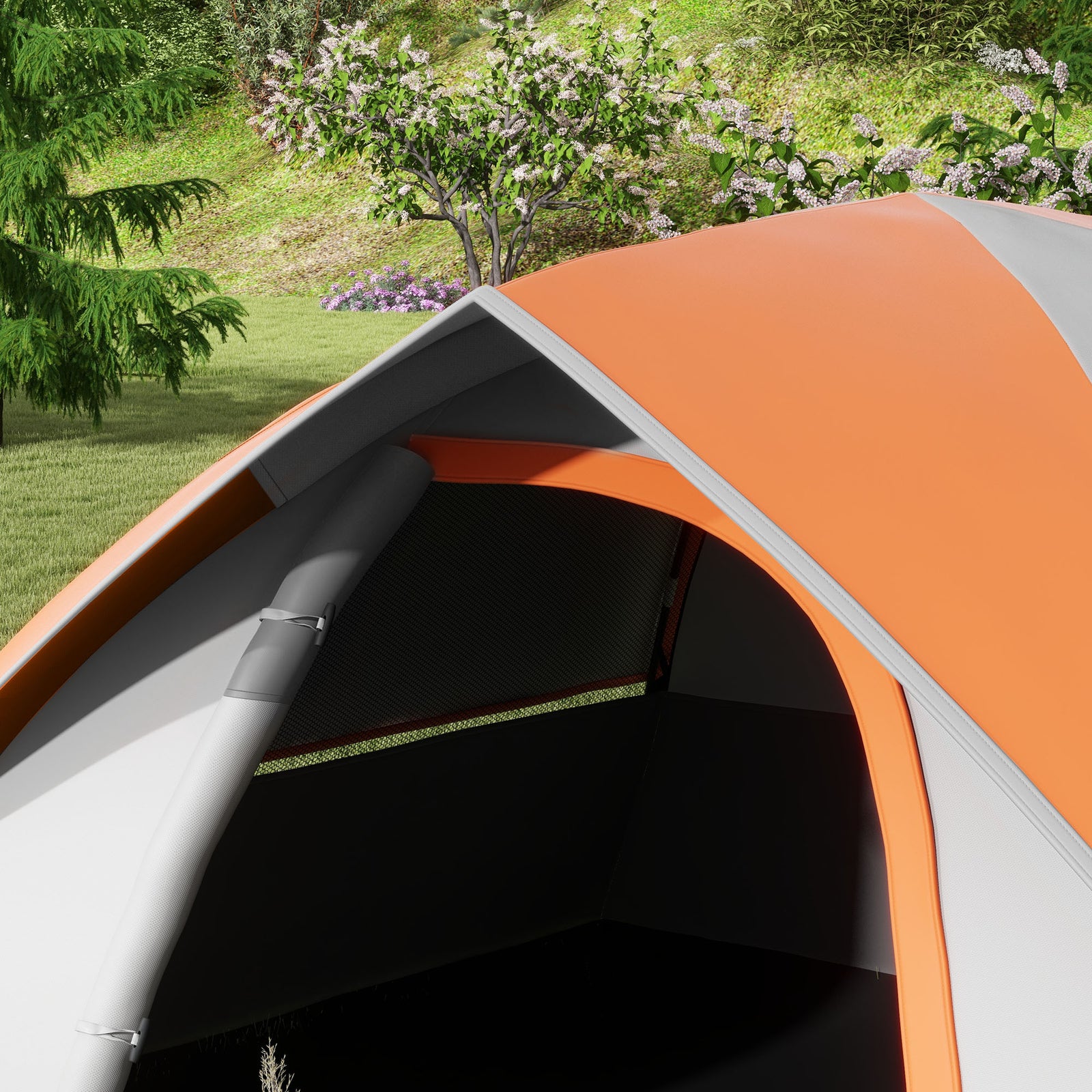 2 Man Camping Tent W/ Sewn-in Groundsheet, 3000mm Waterproof | Multi Colour