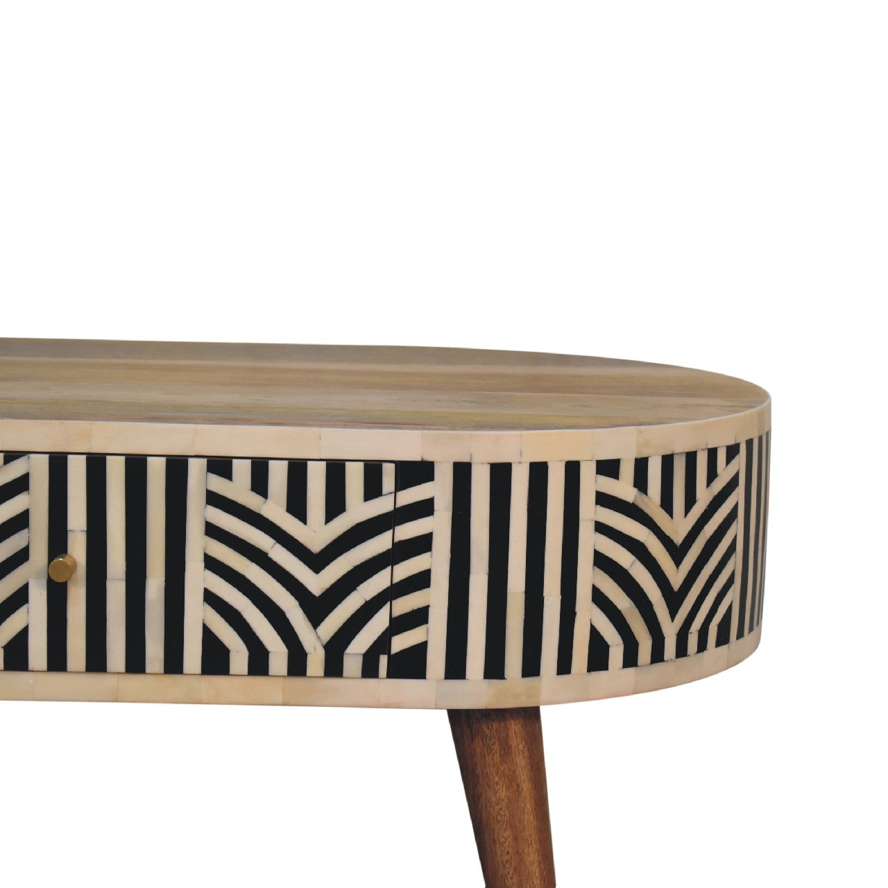 Solid Wood Edessa Bone Inlay Coffee Table