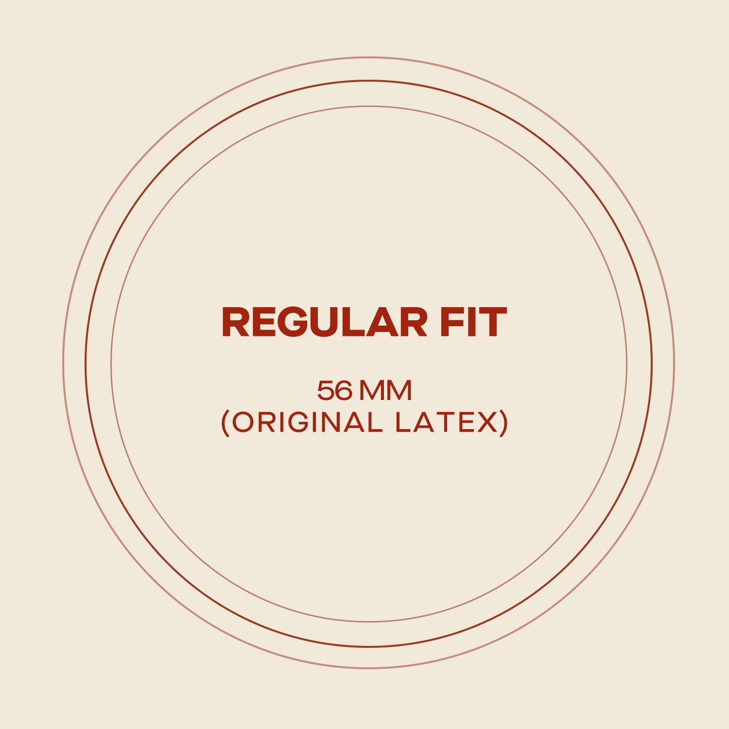 Original Latex Condom - Safer Sex & Contraception Regular Fit