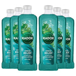 Mineral Therapy Bath Soak Stress Relief, Rosemary & Eucalyptus Scent 6pk, 1l | 6 | Green