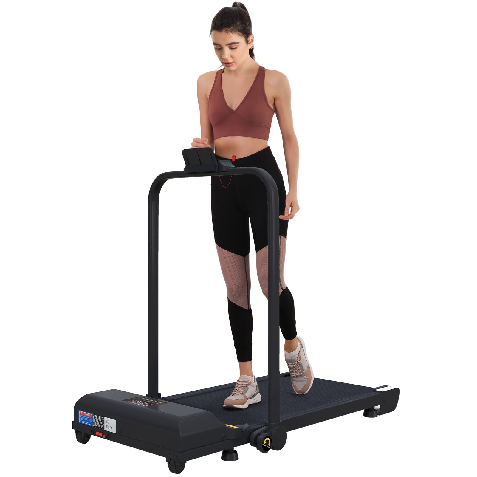 2.5hp Folding Treadmill Walking Pad W/ Remote Control