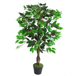 Artificial 110cm Large Artificial Bushy Ficus Tree
