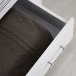 Chest Of 4 Drawers Home Storage Clothes Cabinet Metal Handle