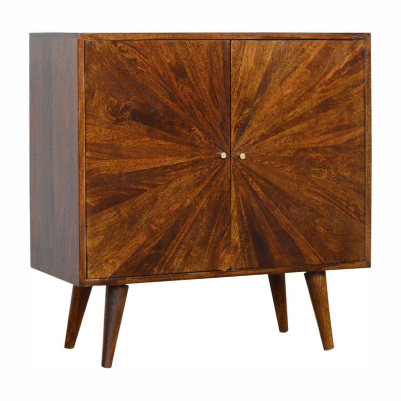 Artisan Furniture Solid Mango Wood Chestnut Sunrise Cabinet