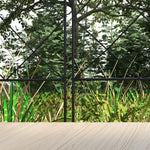 Fencing Panels 43in X 11.4ft Bed Border, Swirls