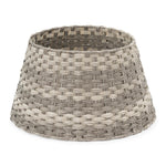 Rattan Tree Skirt Foldable Basket Cover For Indoor Decor