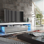 Nova Tv Unit 200cm With Led Lights | Grey