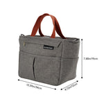 6.5l Portable Insulated Lunch Bag | Grey