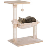 Cat Activity Tree Kitten Play Tower Palace Two-tier Scratching | Beige