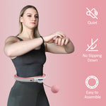 Smart Weighted Hula Hoop With Digital Counter | Pink