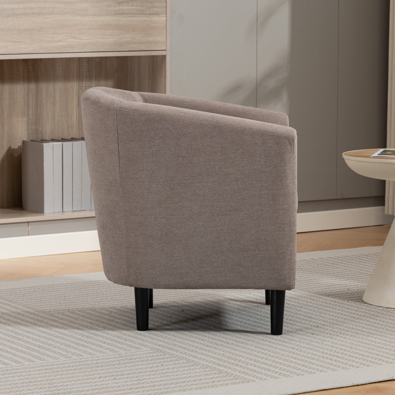 Beulah Fabric Accent Chair | Brown