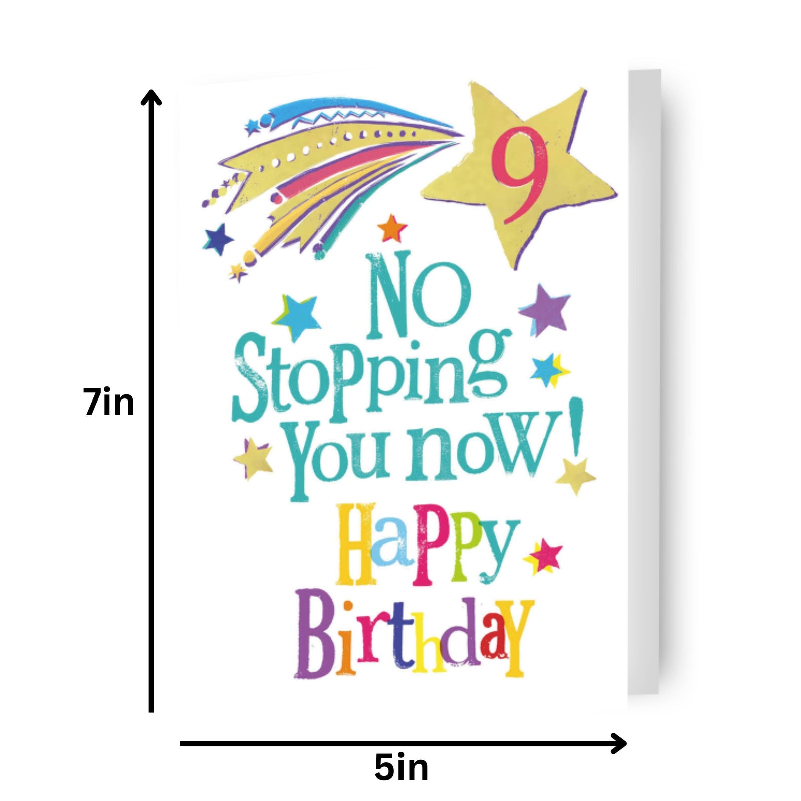 Age 9 Birthday Card Official Product