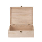 Unvarnished Wooden Bottle Carrier Box | Small | Brown