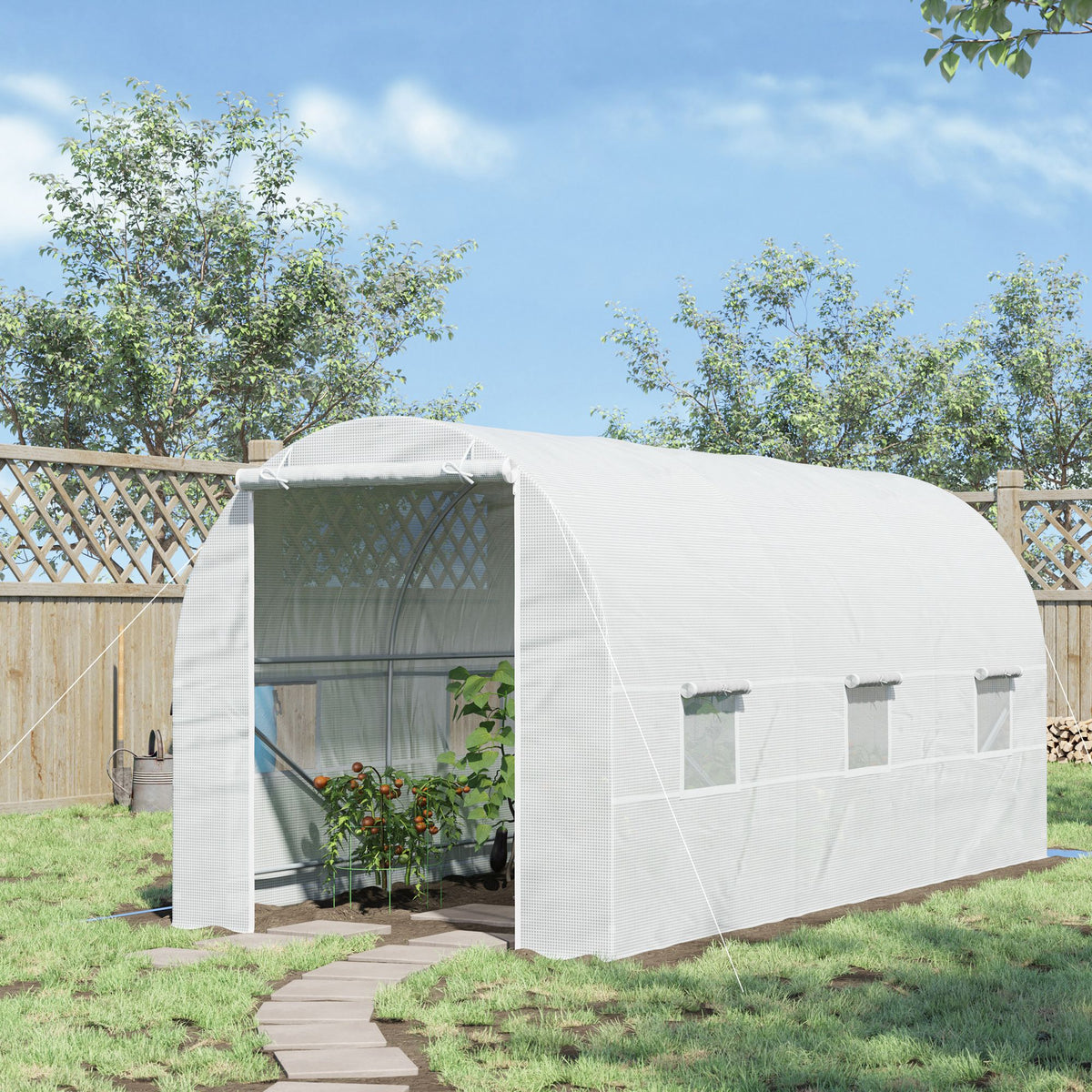 Garden Greenhouse Polytunnel 4.5lx2w M