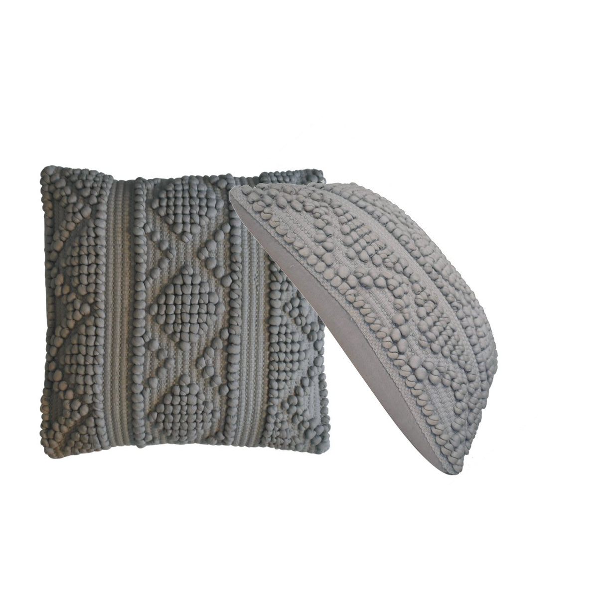 Nola Cushion Set | Set of 2 | Grey