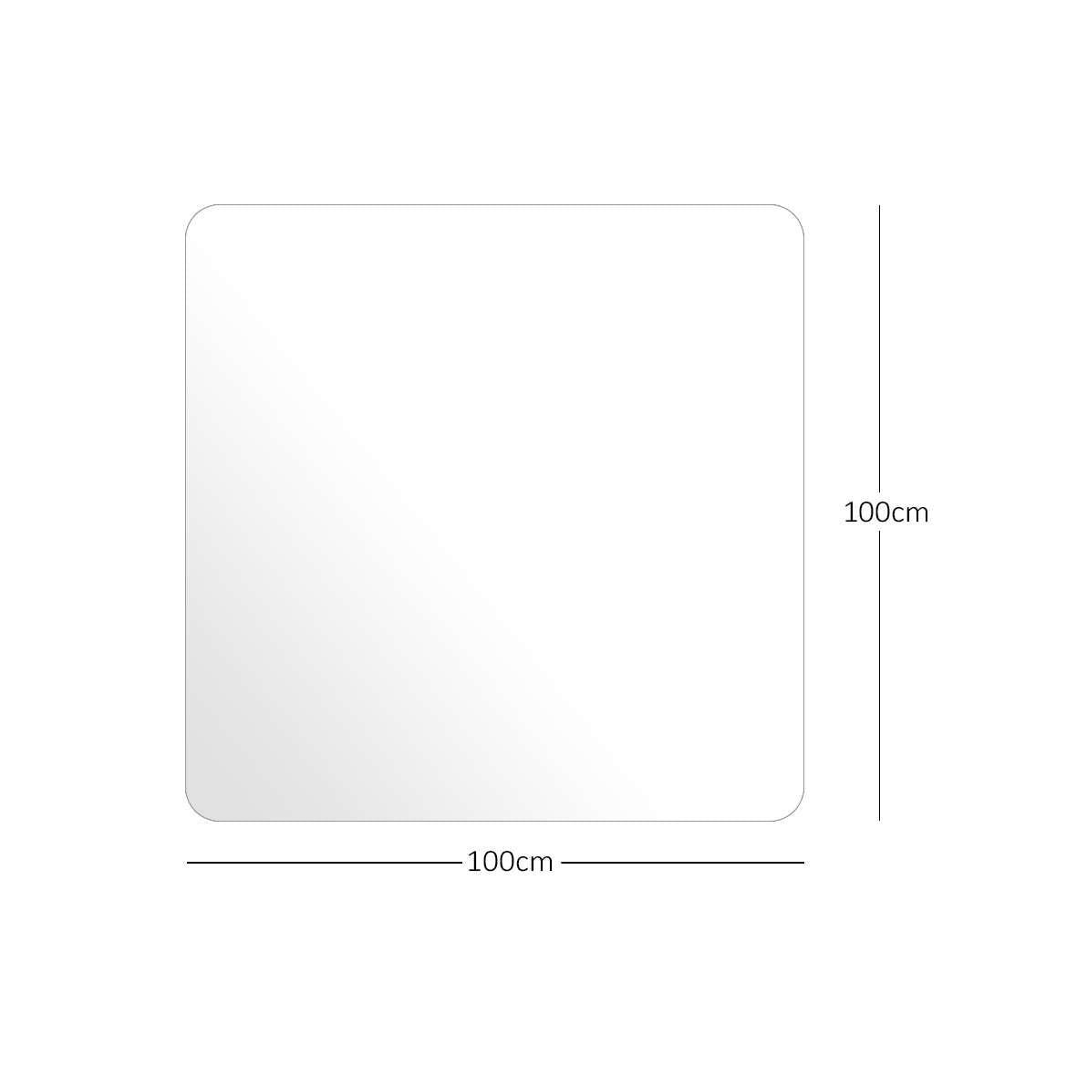 Transparent Chair Mat For Hard Floors