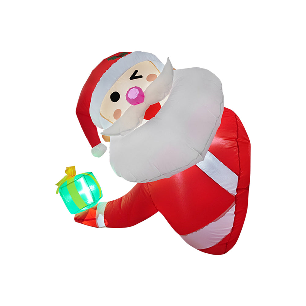 1m H Christmas Inflatable Outdoor Decorations With Led Lights