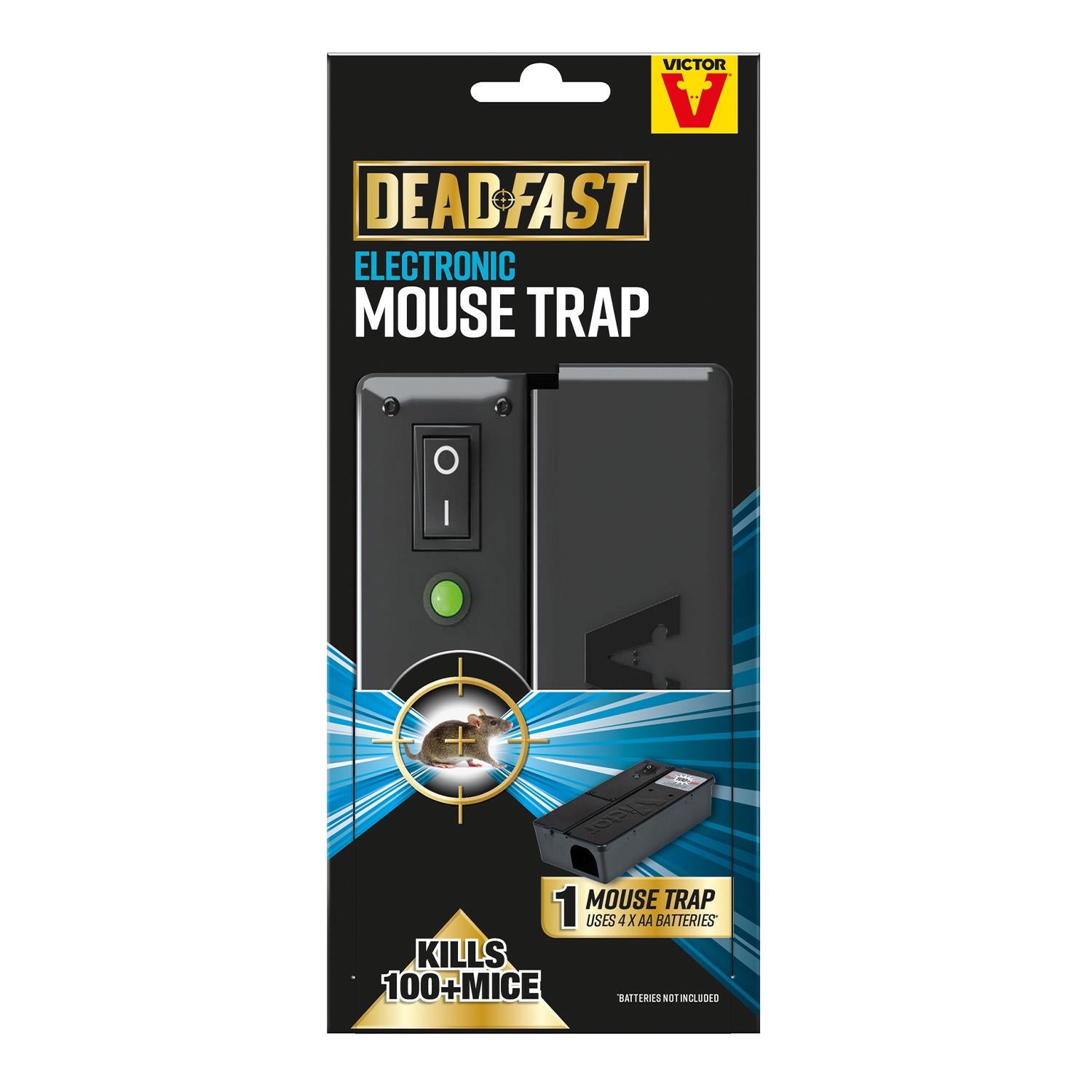 Electronic Mouse Trap Reusable Rodent Control Indoor Use