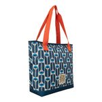 Orla Kiely Tall Flowers Cool Bag | One Size | NavyBlue