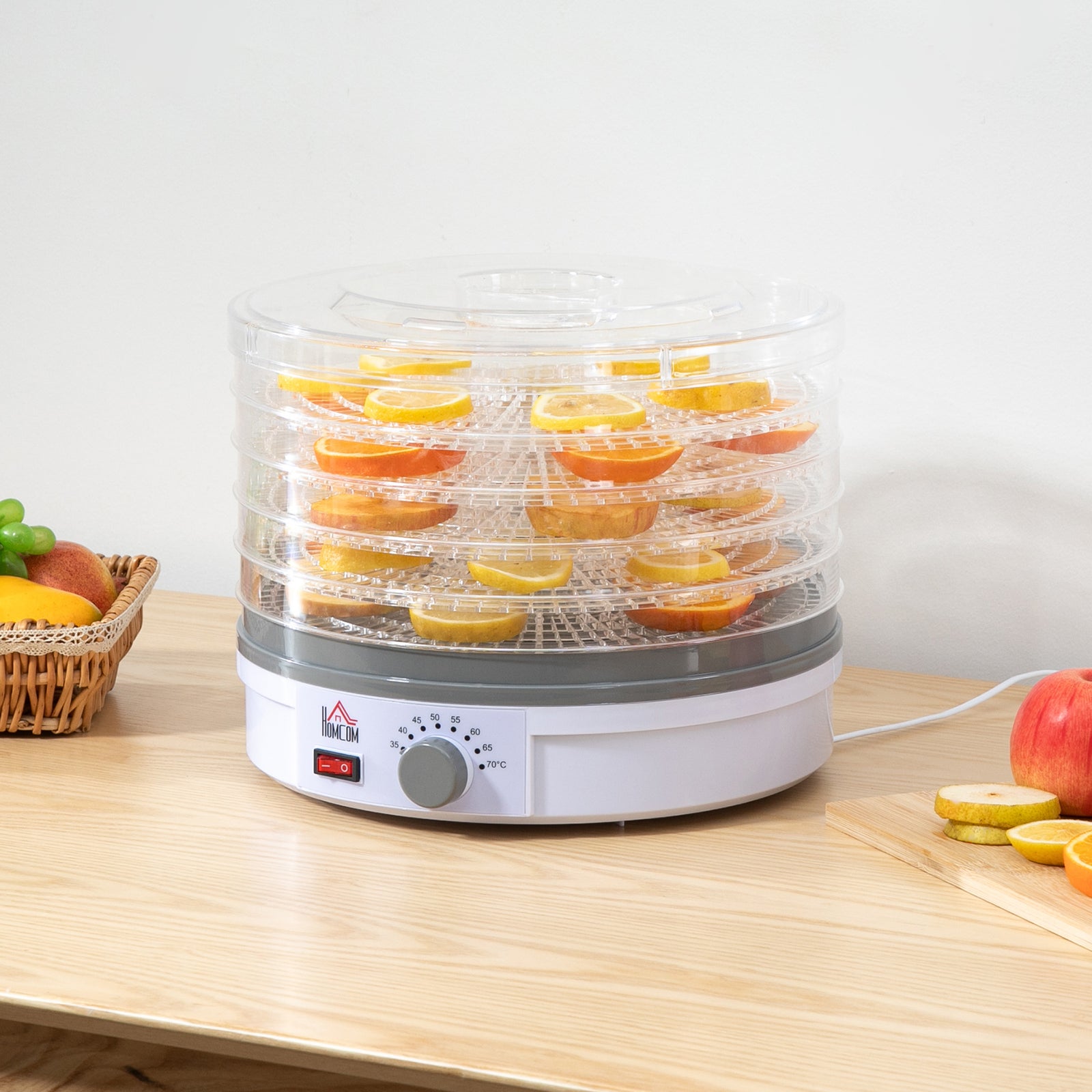 5 Tier Food Dehydrator For Drying Fruit Meat Vegetable