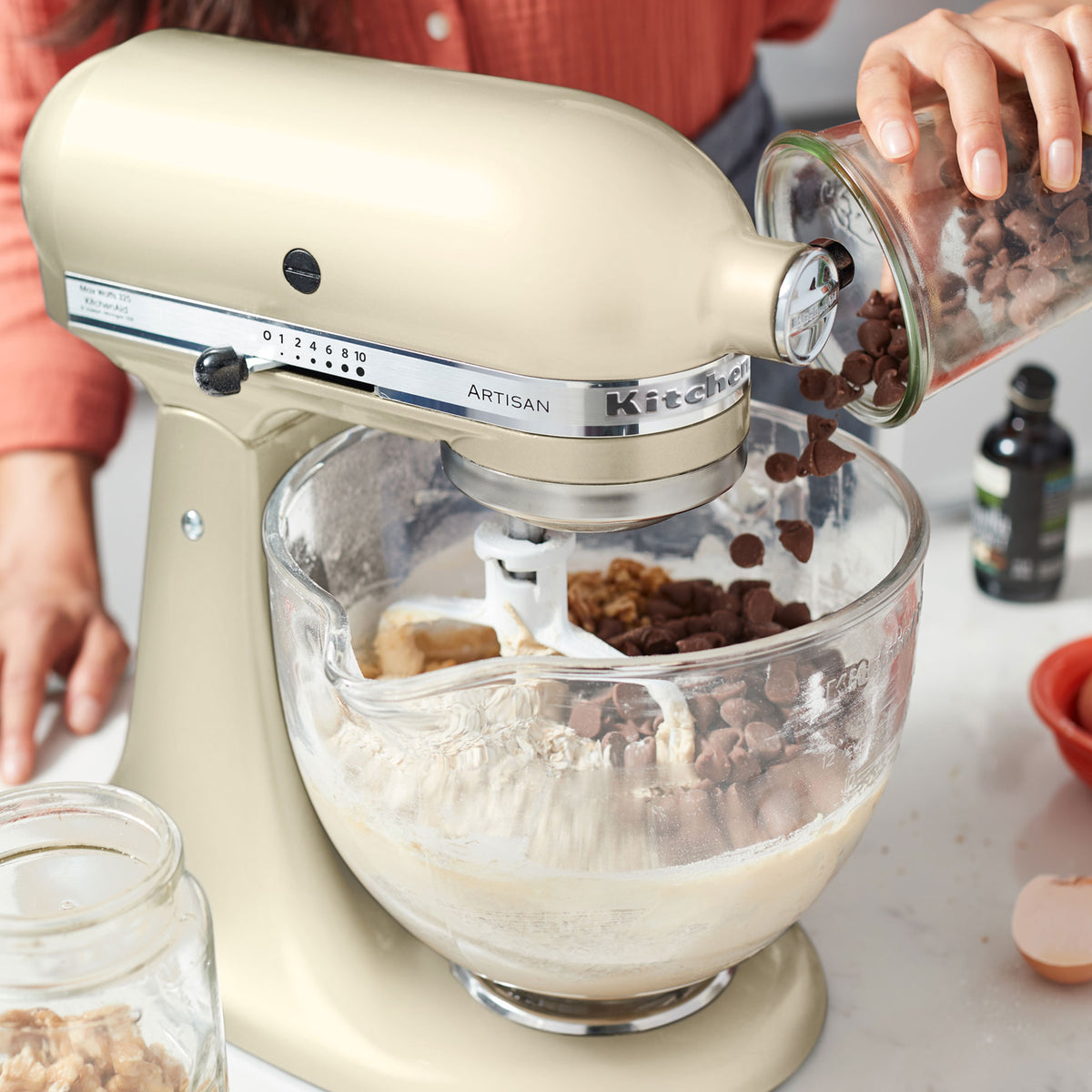 175 Artisan Stand Mixer With Premium Accessories | Cream