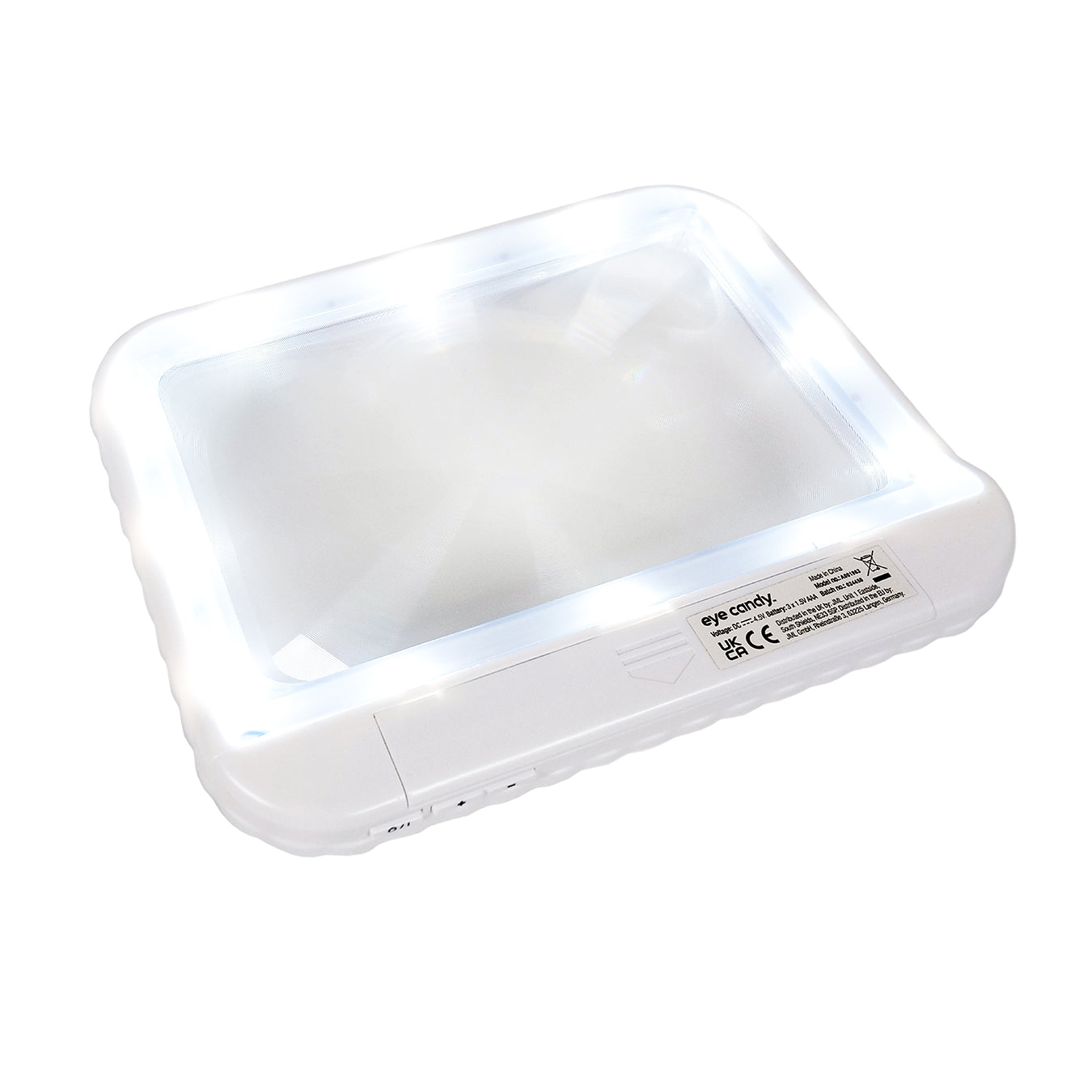 Eye Candy – Full Page Handheld 3x Magnifier With Led Lights