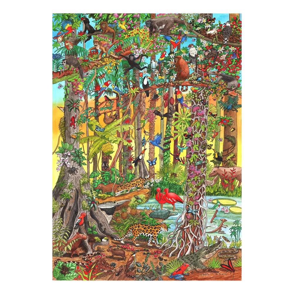 The House of Puzzles Animal Antics XXL 100 Piece Jigsaw Puzzle