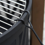 78cm Outdoor Fire Pit & Bbq Garden Heater