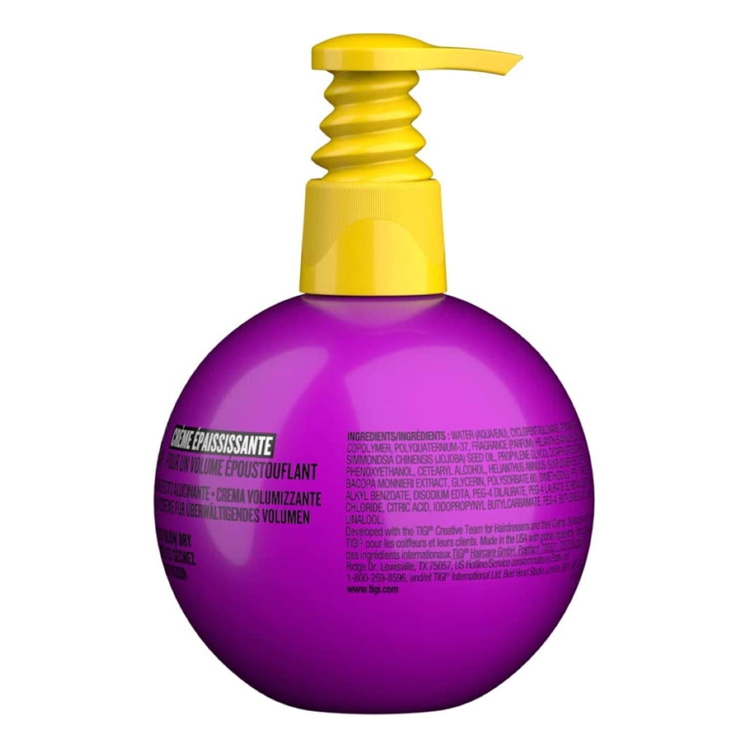 Bedhead By  Small Talk Thickifier Energizer Stylizer Hair Volume Cream,240ml, 2pk