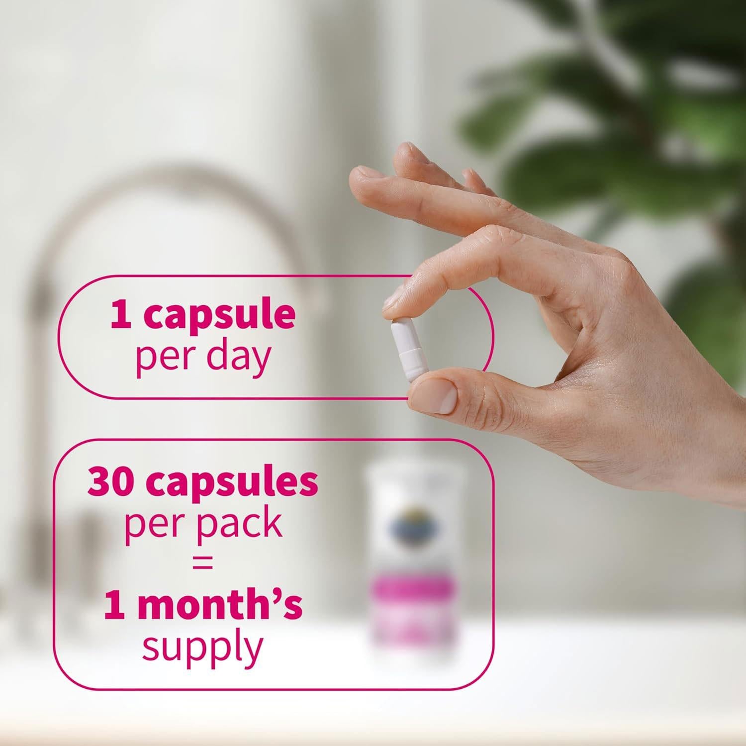 Microbiome Once Daily Women’s Probiotic 30 Vegan Food Supplement