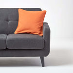 Cotton Plain Cushion Cover | 45cm x 45cm | Burnt Orange