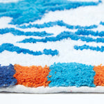 Cotton Tufted Blue Dolphins Kids Rug