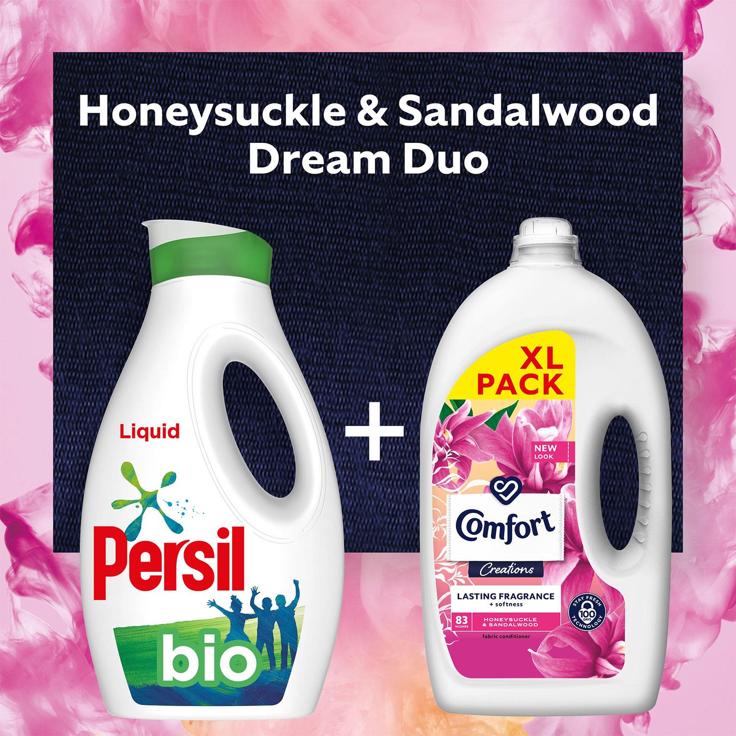 Fabric Conditioner Honeysuckle & Sandalwood 2.49 Litre 83 Washes | Set of 4