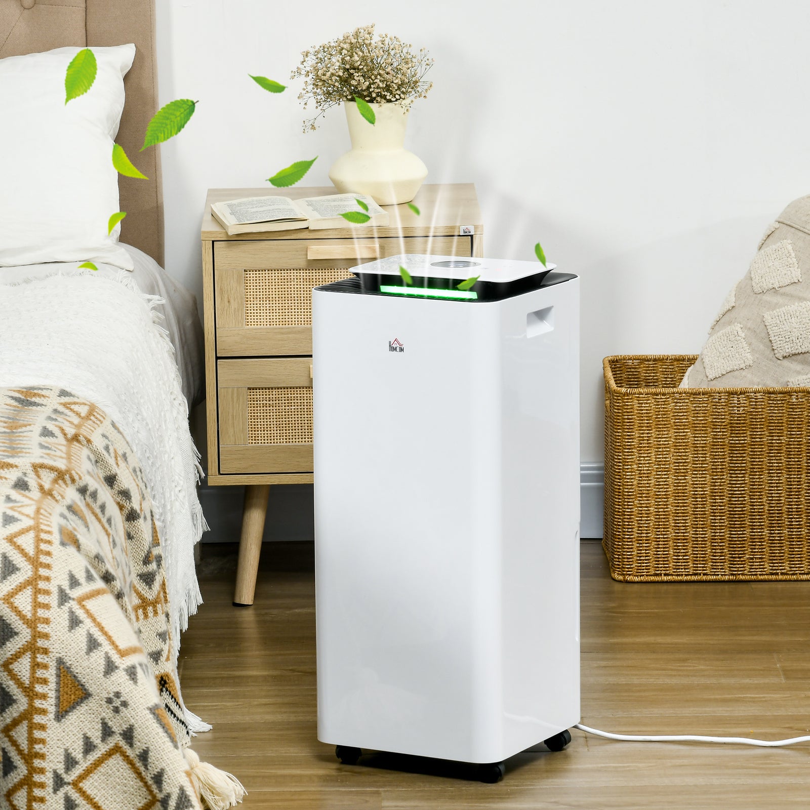 16l Per Day Quiet Air Dehumidifier With Purifier And Timer