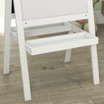 2-in-1 Double-sided Easel For Kids, With Storage Shelf- Blue