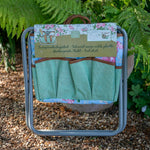 Floral Tool Stool - Foldable Seat With Detachable Jute Tote | Rose