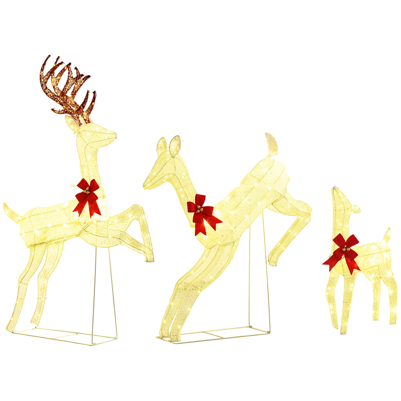 5ft 3-piece 300 Led Light Lighted Christmas