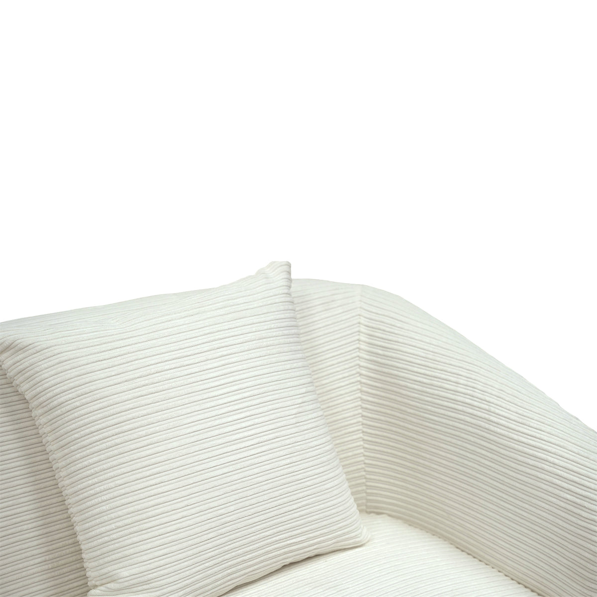 Breeins Modern Corduroy 2-seater Sofa With 2 Scatter Cushions