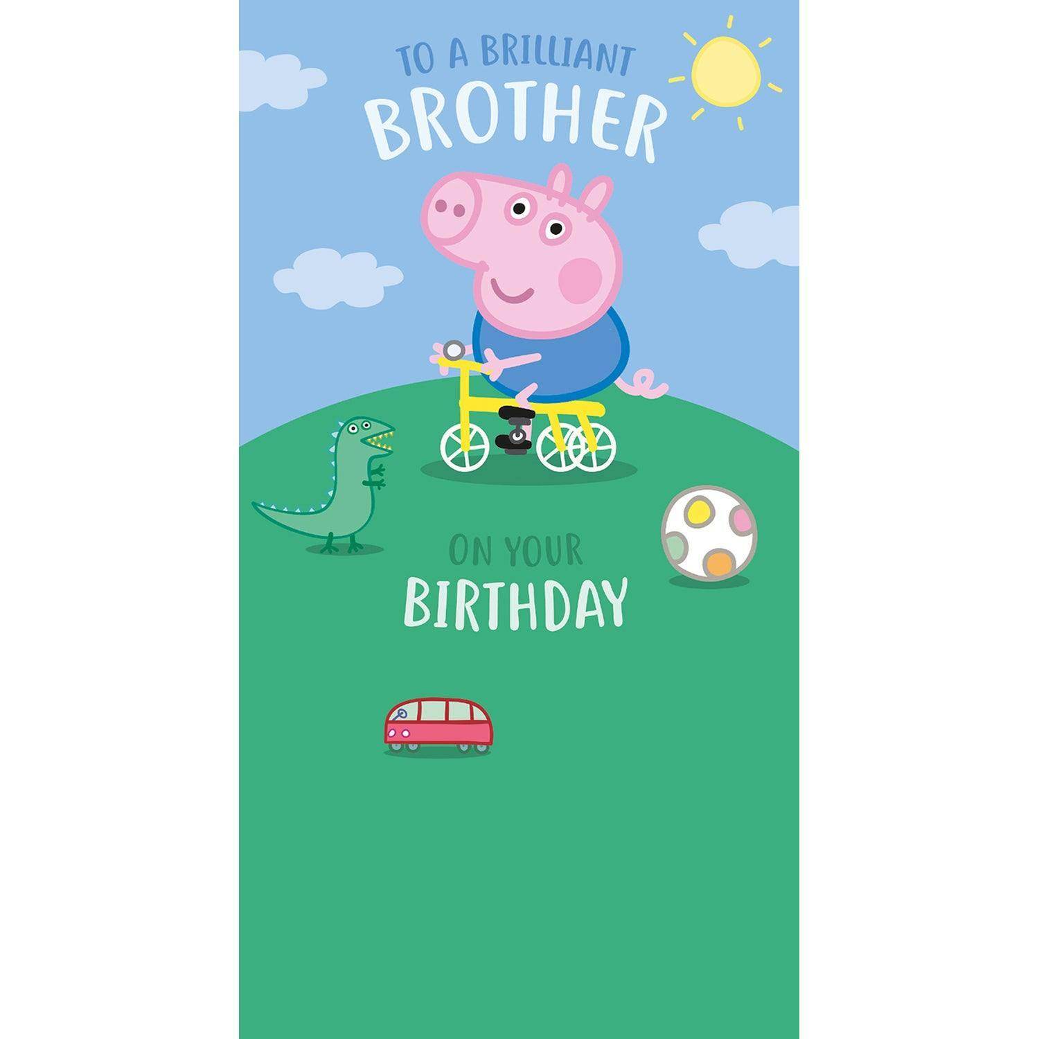 Brother Birthday Card, To A Brilliant Brother Official Product
