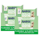 Hygiene Wipes Fresh & Soothe Aloe Enriched 36 Flushable Wipes | Set of 24